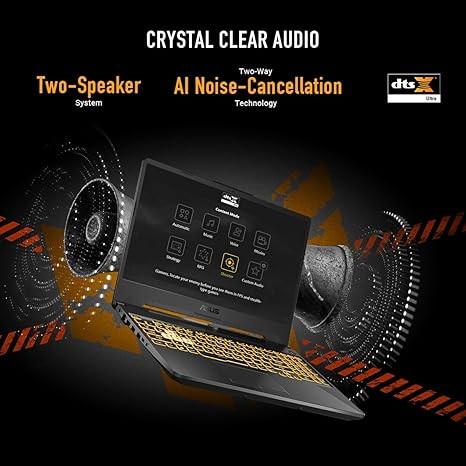 ASUS TUF Gaming A15 Gaming Laptop, 15.6” FHD 144Hz Display, NVIDIA® GeForce RTX™ 2050, AMD Ryzen™ 5 7535HS, 8GB DDR5, 512GB PCIe® Gen4 NVMe™ SSD, Wi-Fi 6, Windows 11, FA506NF-ES51