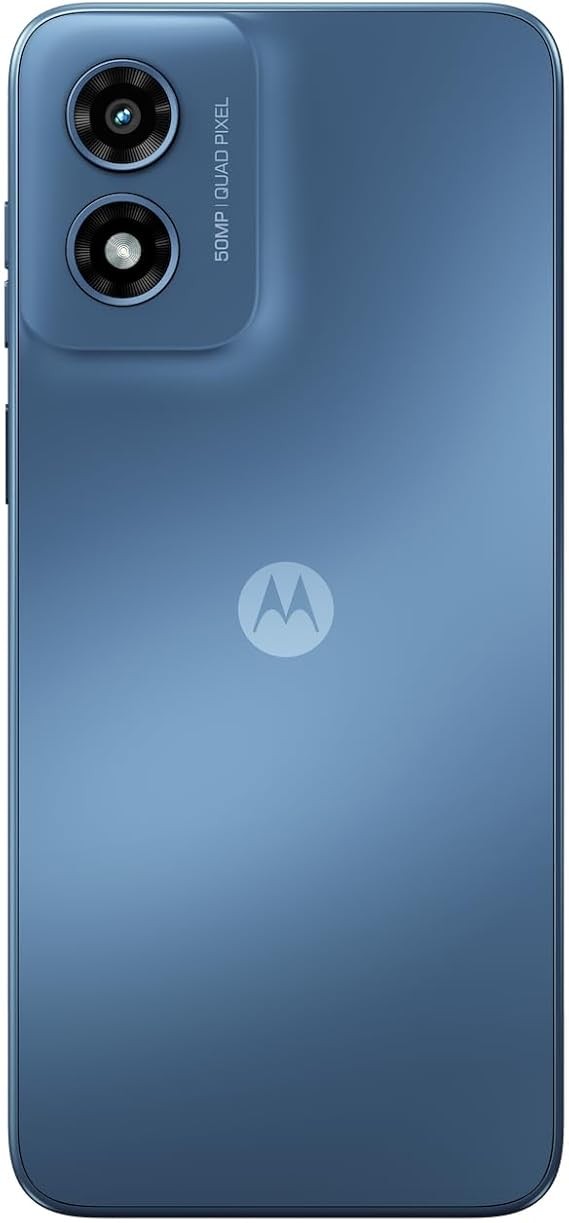Moto G Play | 2024 | Unlocked | Made for US 4/64GB | 50MP Camera | Sapphire Blue