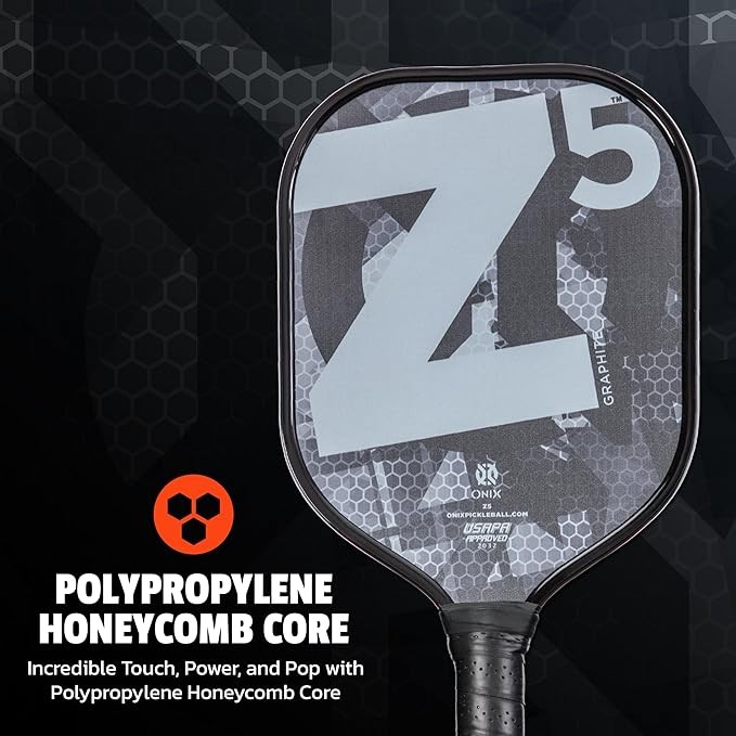 ONIX Graphite MOD Z5 Graphite Carbon Fiber Pickleball Paddles with Cushion Comfort Pickleball Paddle Grip