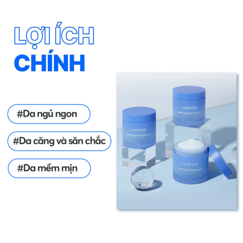 [Hannah Olala x Laneige] Mặt Nạ Ngủ Laneige Water Sleeping Mask EX 70ml Dưỡng Ẩm Bảo Vệ Da