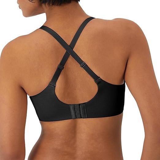 Bali Women's Breathe Modal T-Shirt Bra, Breathable Wireless Bra, Full-Coverage Convertible Bra