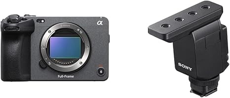 Sony Alpha FX3 ILME-FX3 | Full-Frame Cinema Line Camera Digital MI Shoe Shotgun Microphone with Beamforming Technology for Three switchable directivities - ECM-B10
