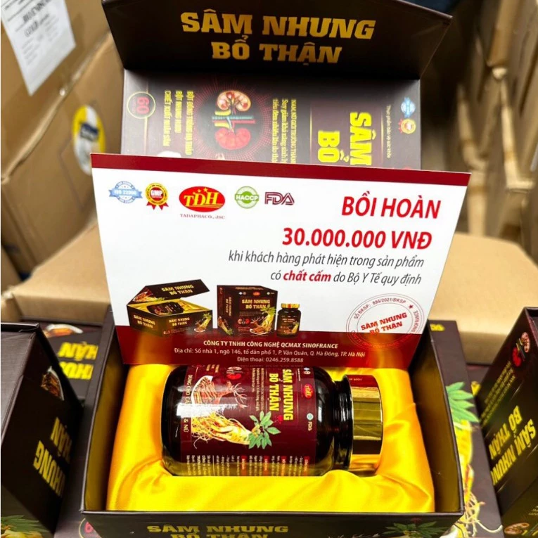 Sâm Nhung Bổ thận Nam Nữ - Hỗ trợ chứng thận hư ,thận yếu