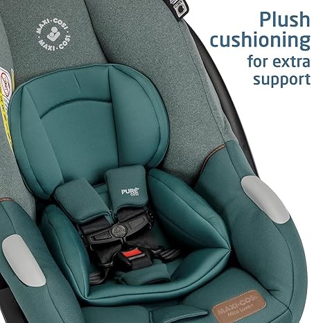 Maxi-Cosi's Mico™ Luxe+ Baby Car Seat: Infant Car Seat with Base and Versatile Baby Carrier Seat Functionality, Essential Green